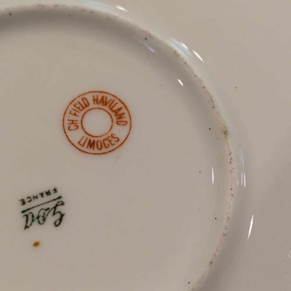 Limoges France Porcelain Serving Plate
